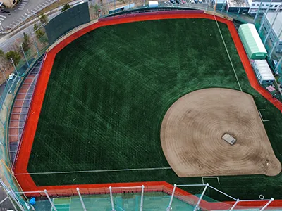 Césped sintético para béisbol