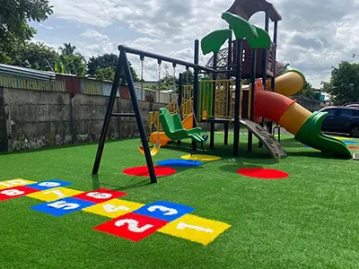 Césped sintético para parques infantiles